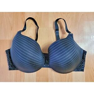 Ashley Graham pinstripe bra